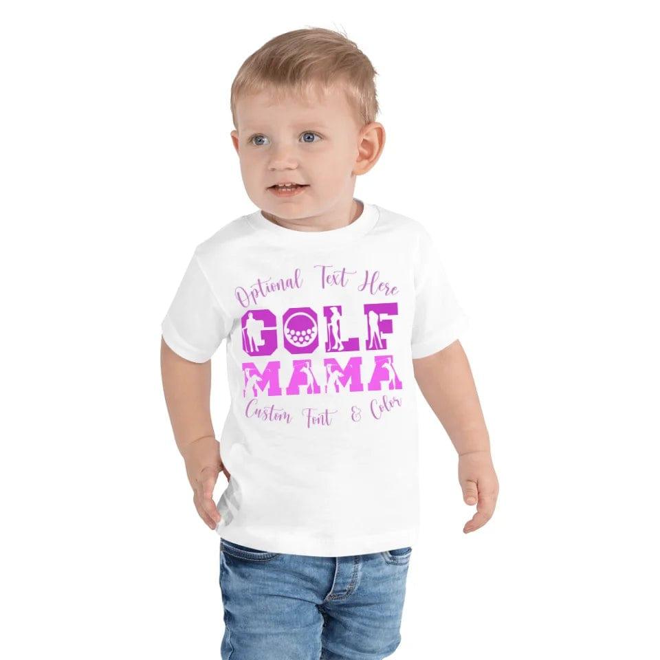 Custom Golf Lady Icon Font T-Shirt - ART-TSH095 - ARTFULANE