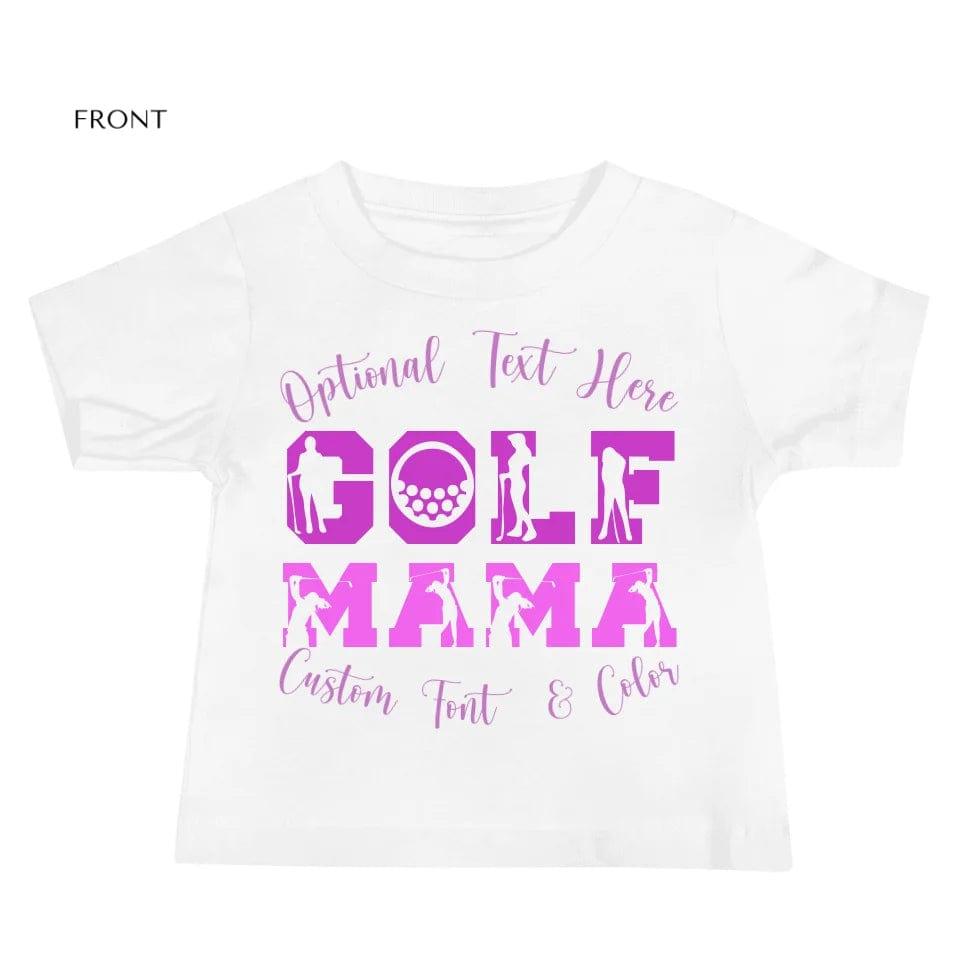 Custom Golf Lady Icon Font T-Shirt - ART-TSH095 - ARTFULANE