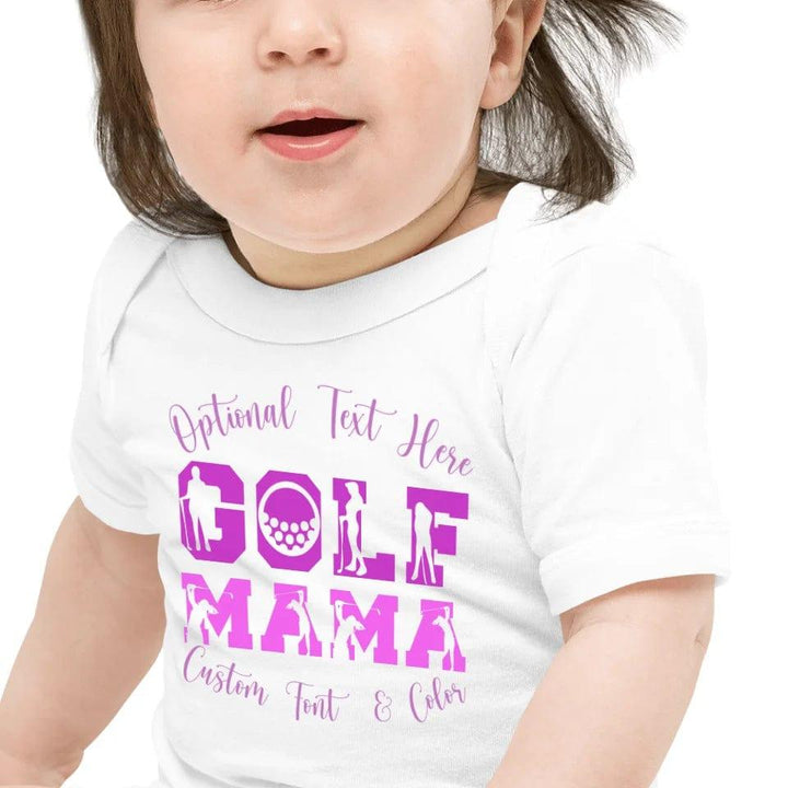 Custom Golf Lady Icon Font T-Shirt - ART-TSH095 - ARTFULANE