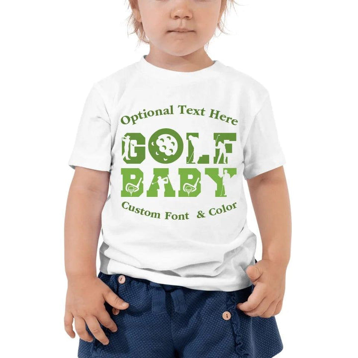 Custom Golf Icon Font T-Shirt - ART-TSH096 - ARTFULANE