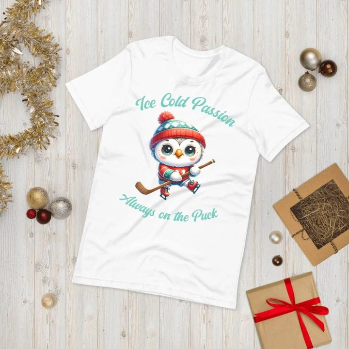 Custom Ice Hockey Cute Animals T-Shirt - ART-TSH097 - ARTFULANE