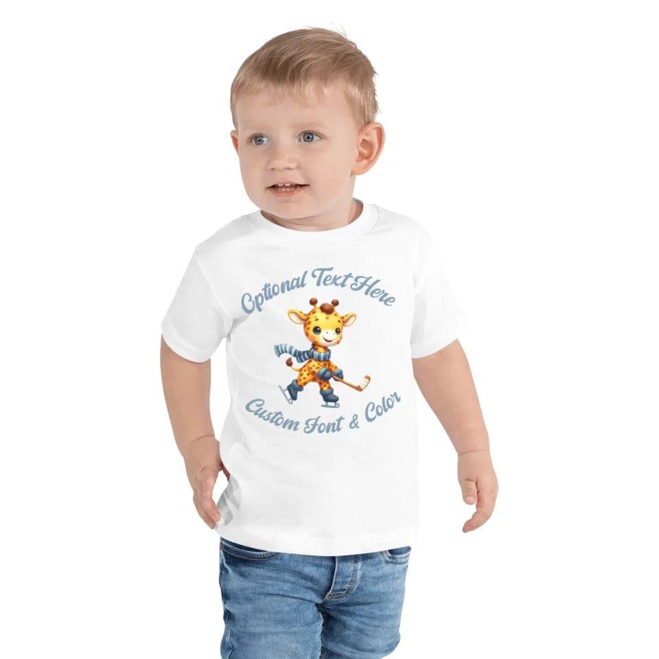 Custom Ice Hockey Cute Animals T-Shirt - ART-TSH097 - ARTFULANE