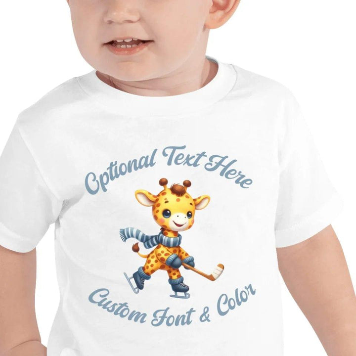 Custom Ice Hockey Cute Animals T-Shirt - ART-TSH097 - ARTFULANE