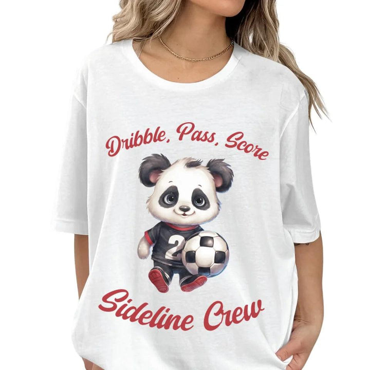 Custom Cute Animals Playing Soccer T-Shirt - ART-TSH099 - ARTFULANE