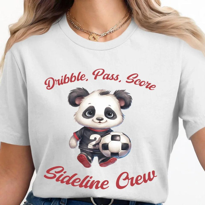 Custom Cute Animals Playing Soccer T-Shirt - ART-TSH099 - ARTFULANE