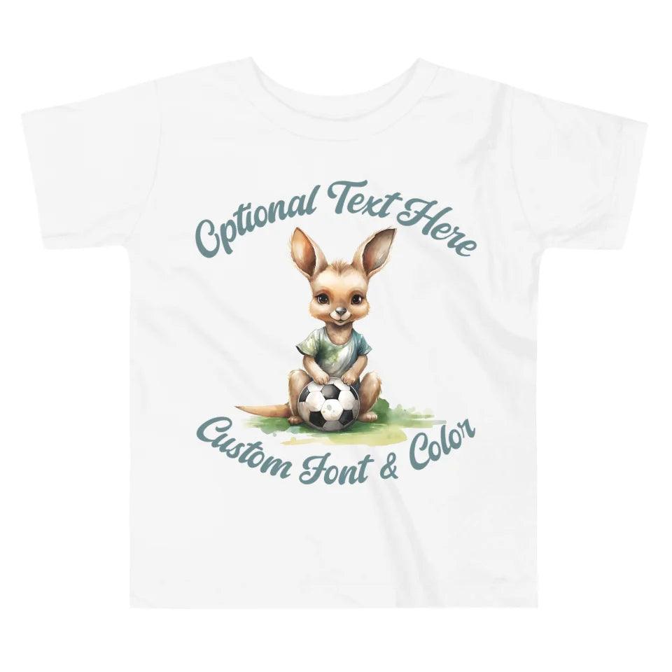 Custom Cute Animals Playing Soccer T-Shirt - ART-TSH099 - ARTFULANE