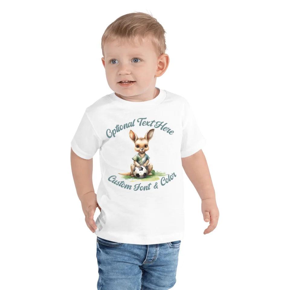 Custom Cute Animals Playing Soccer T-Shirt - ART-TSH099 - ARTFULANE