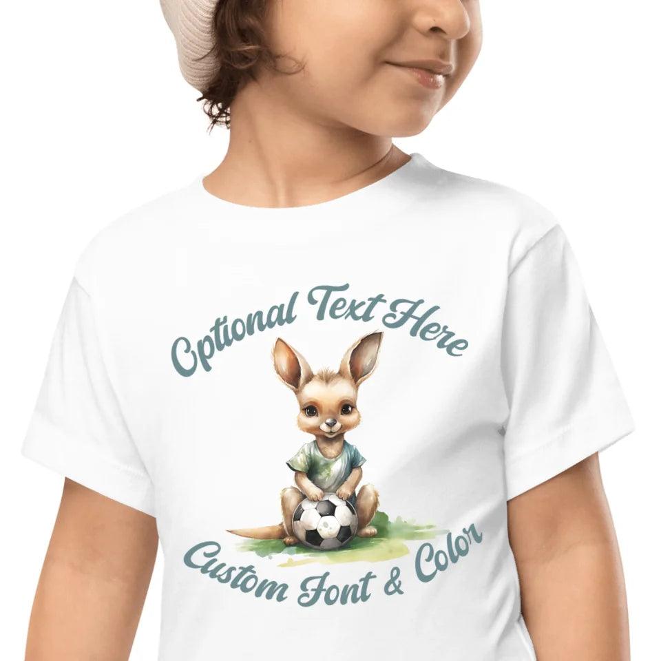 Custom Cute Animals Playing Soccer T-Shirt - ART-TSH099 - ARTFULANE