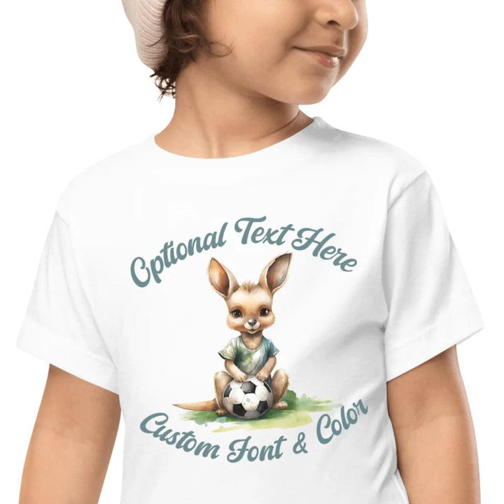 Custom Cute Animals Playing Soccer T-Shirt - ART-TSH099 - ARTFULANE