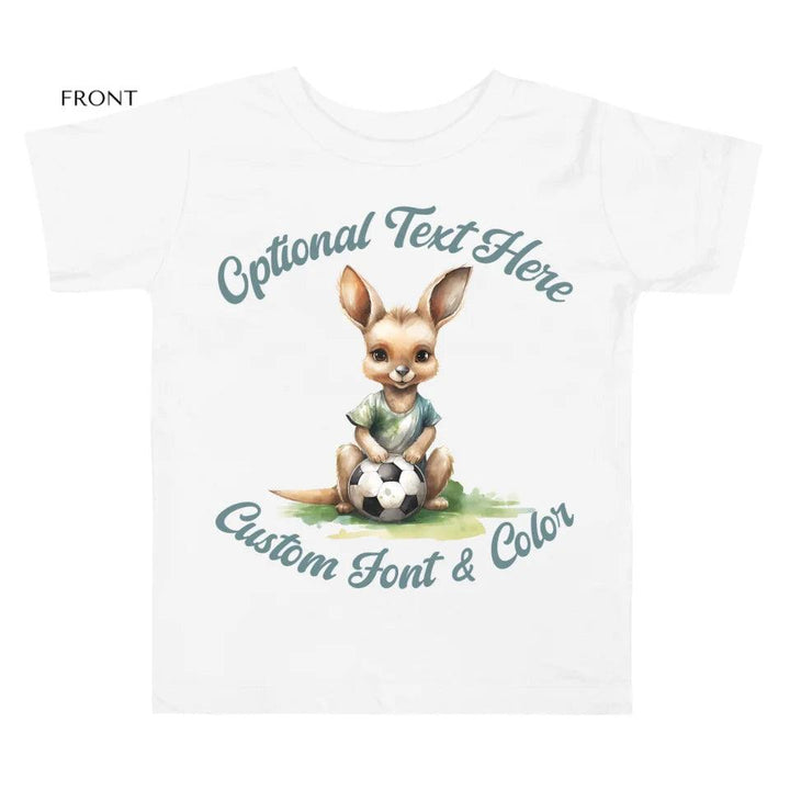 Custom Cute Animals Playing Soccer T-Shirt - ART-TSH099 - ARTFULANE