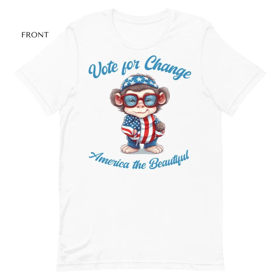 Custom Patriotic Cute Animals T-Shirt - ART-TSH100 - ARTFULANE