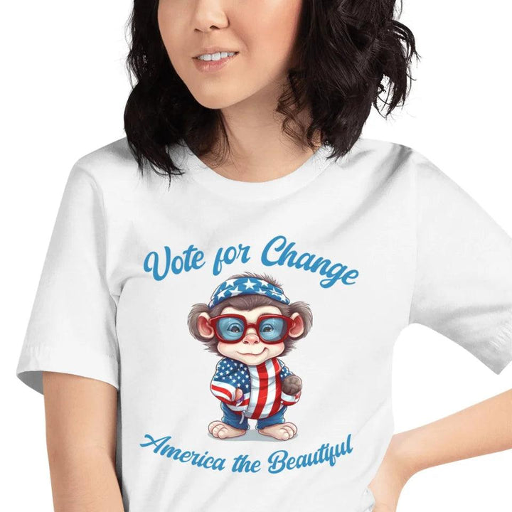 Custom Patriotic Cute Animals T-Shirt - ART-TSH100 - ARTFULANE