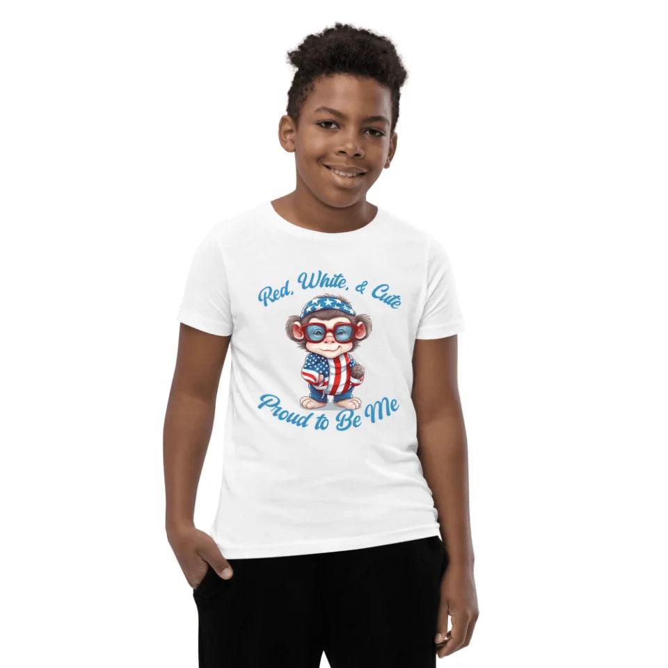 Custom Patriotic Cute Animals T-Shirt - ART-TSH100 - ARTFULANE