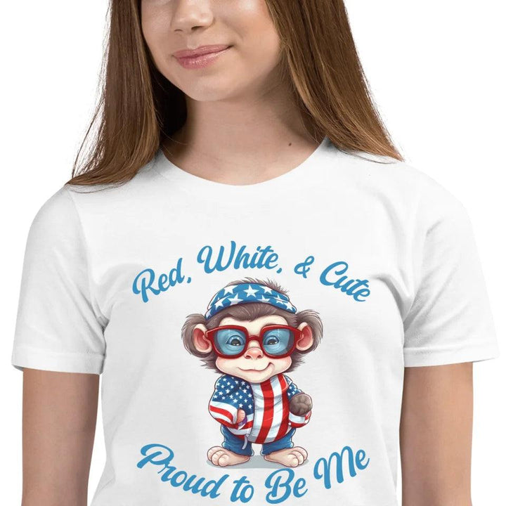 Custom Patriotic Cute Animals T-Shirt - ART-TSH100 - ARTFULANE