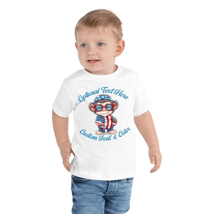 Custom Patriotic Cute Animals T-Shirt - ART-TSH100 - ARTFULANE