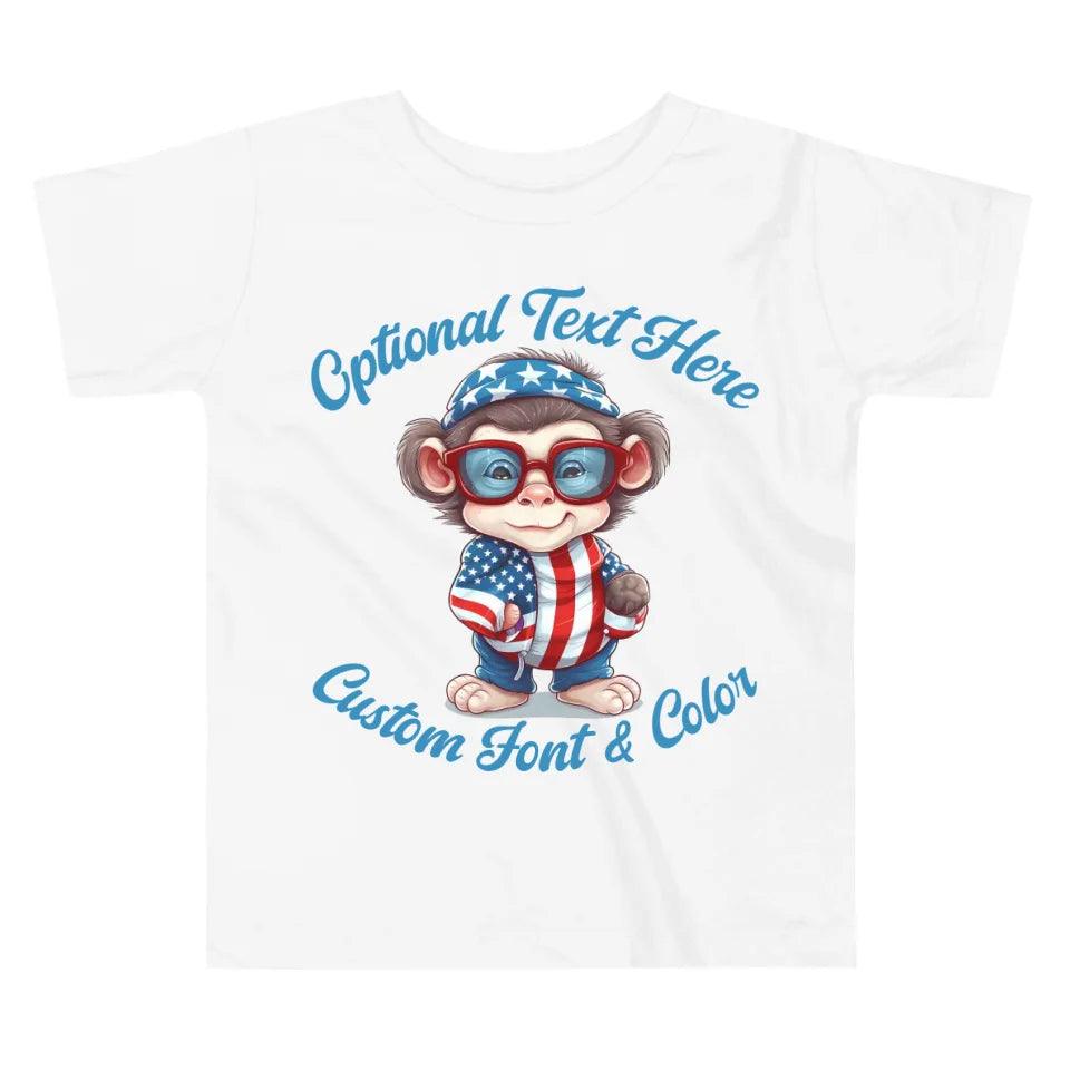 Custom Patriotic Cute Animals T-Shirt - ART-TSH100 - ARTFULANE