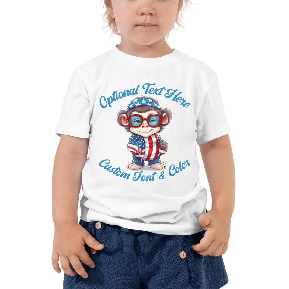 Custom Patriotic Cute Animals T-Shirt - ART-TSH100 - ARTFULANE