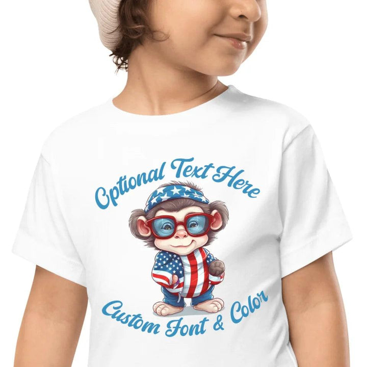 Custom Patriotic Cute Animals T-Shirt - ART-TSH100 - ARTFULANE