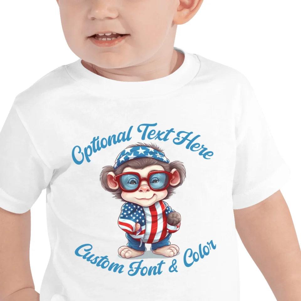 Custom Patriotic Cute Animals T-Shirt - ART-TSH100 - ARTFULANE