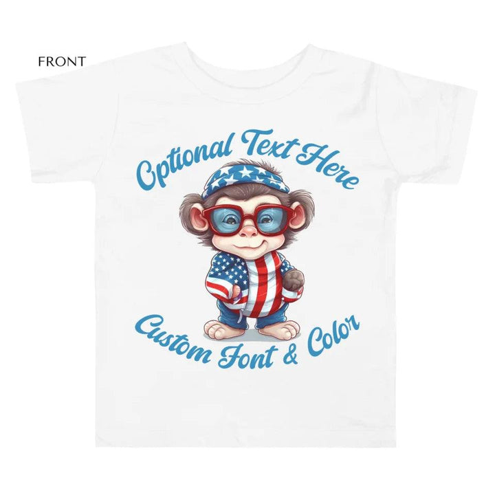 Custom Patriotic Cute Animals T-Shirt - ART-TSH100 - ARTFULANE