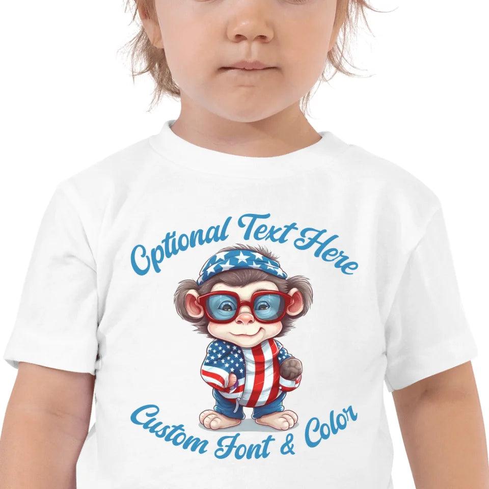 Custom Patriotic Cute Animals T-Shirt - ART-TSH100 - ARTFULANE