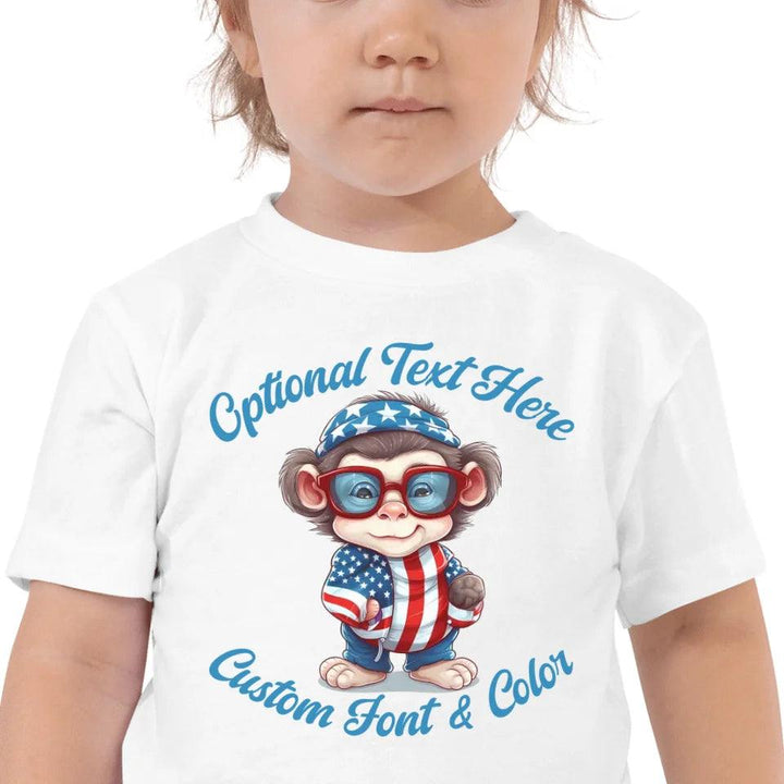 Custom Patriotic Cute Animals T-Shirt - ART-TSH100 - ARTFULANE