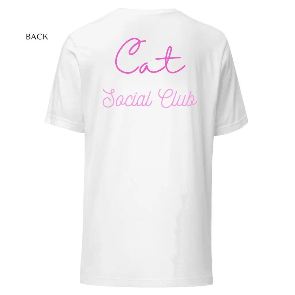 Custom Cat Line Art T-Shirt - ART-TSH101 - ARTFULANE