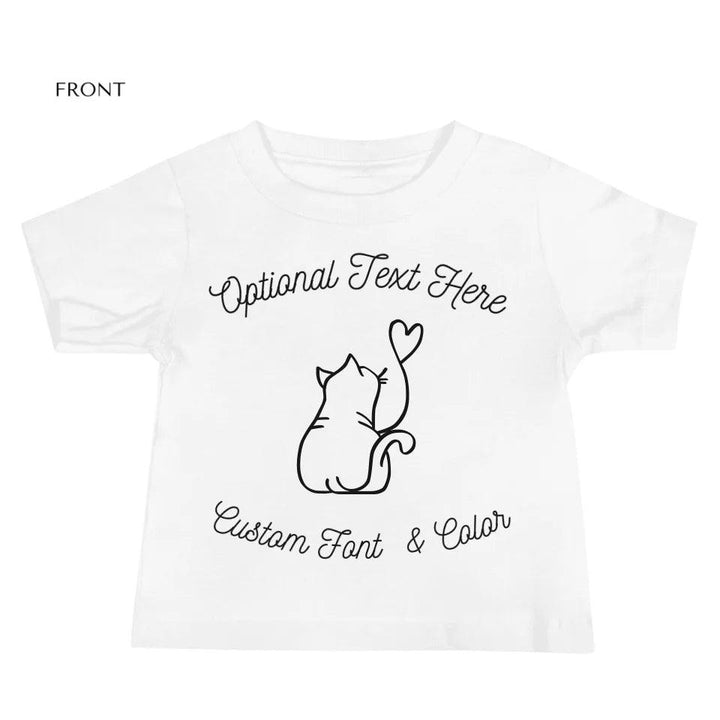 Custom Cat Line Art T-Shirt - ART-TSH101 - ARTFULANE