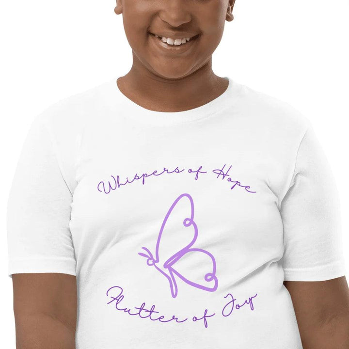 Custom Butterfly Line Art T-Shirt - ART-TSH102 - ARTFULANE