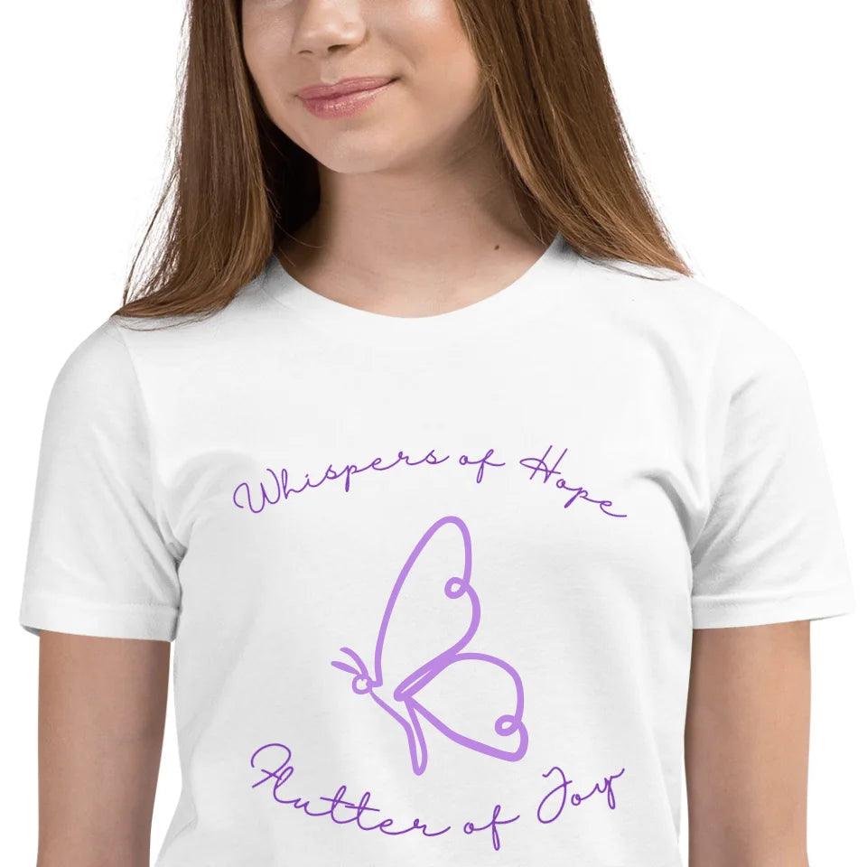 Custom Butterfly Line Art T-Shirt - ART-TSH102 - ARTFULANE