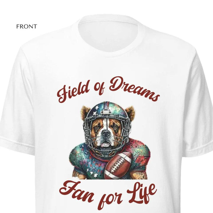 Custom Dog Football T-Shirt - ART-TSH103 - ARTFULANE