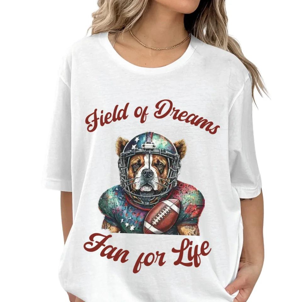 Custom Dog Football T-Shirt - ART-TSH103 - ARTFULANE