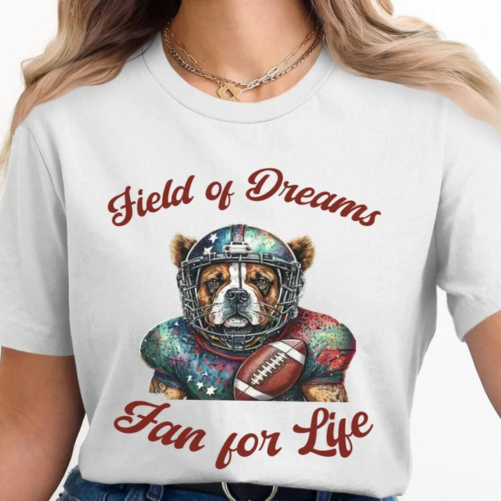 Custom Dog Football T-Shirt - ART-TSH103 - ARTFULANE