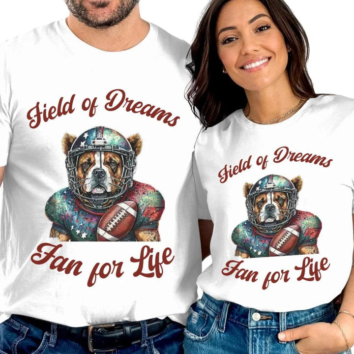 Custom Dog Football T-Shirt - ART-TSH103 - ARTFULANE