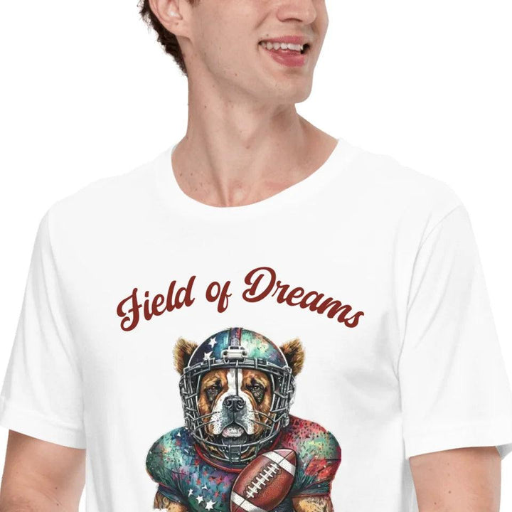 Custom Dog Football T-Shirt - ART-TSH103 - ARTFULANE