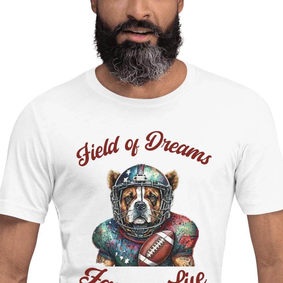 Custom Dog Football T-Shirt - ART-TSH103 - ARTFULANE