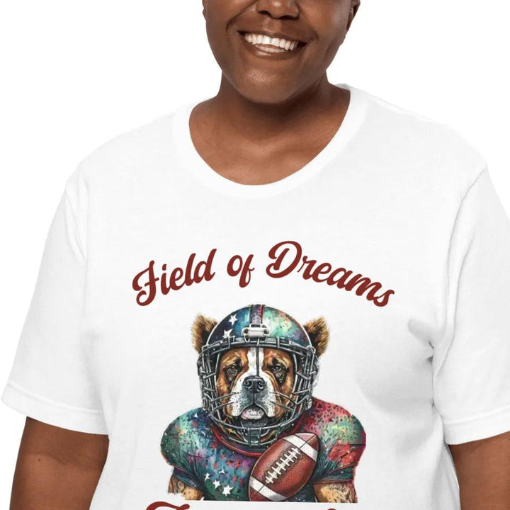 Custom Dog Football T-Shirt - ART-TSH103 - ARTFULANE