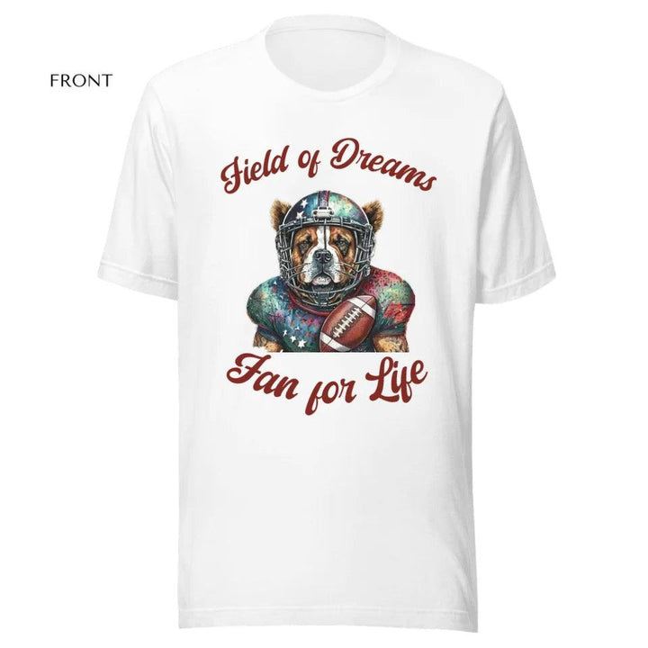 Custom Dog Football T-Shirt - ART-TSH103 - ARTFULANE