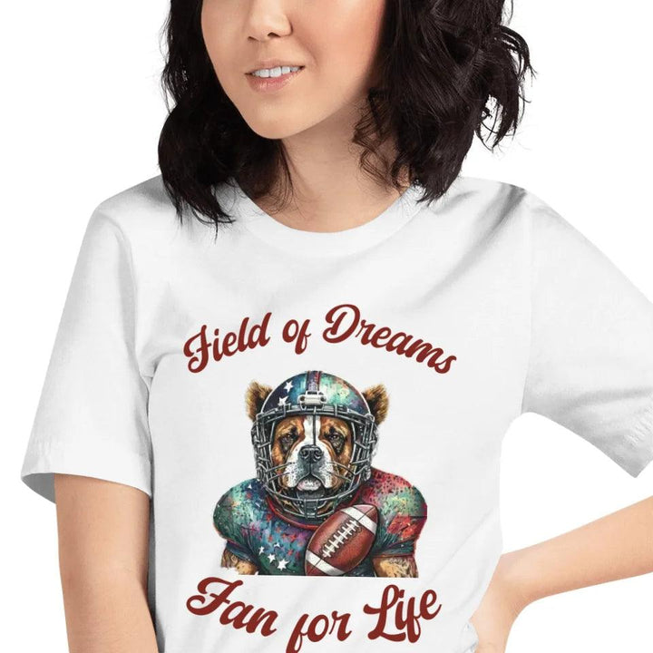 Custom Dog Football T-Shirt - ART-TSH103 - ARTFULANE