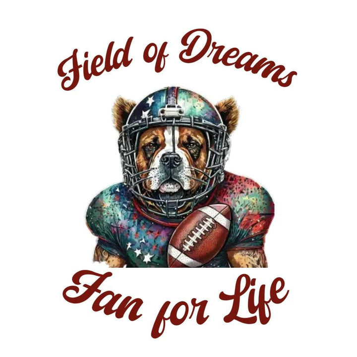 Custom Dog Football T-Shirt - ART-TSH103 - ARTFULANE