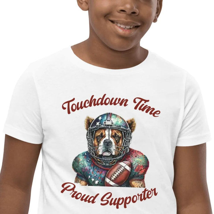 Custom Dog Football T-Shirt - ART-TSH103 - ARTFULANE