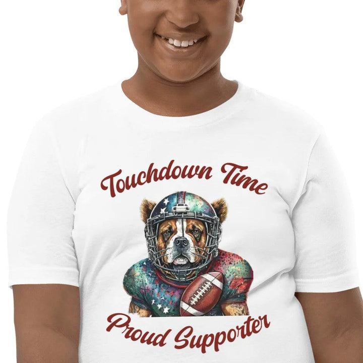 Custom Dog Football T-Shirt - ART-TSH103 - ARTFULANE