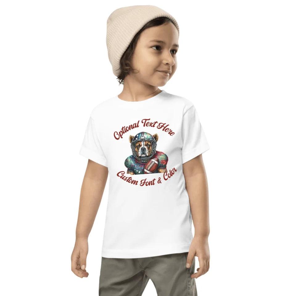 Custom Dog Football T-Shirt - ART-TSH103 - ARTFULANE