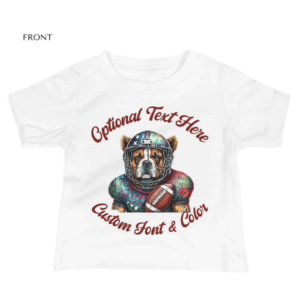 Custom Dog Football T-Shirt - ART-TSH103 - ARTFULANE