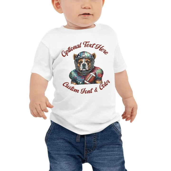 Custom Dog Football T-Shirt - ART-TSH103 - ARTFULANE