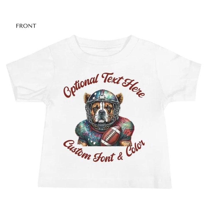 Custom Dog Football T-Shirt - ART-TSH103 - ARTFULANE