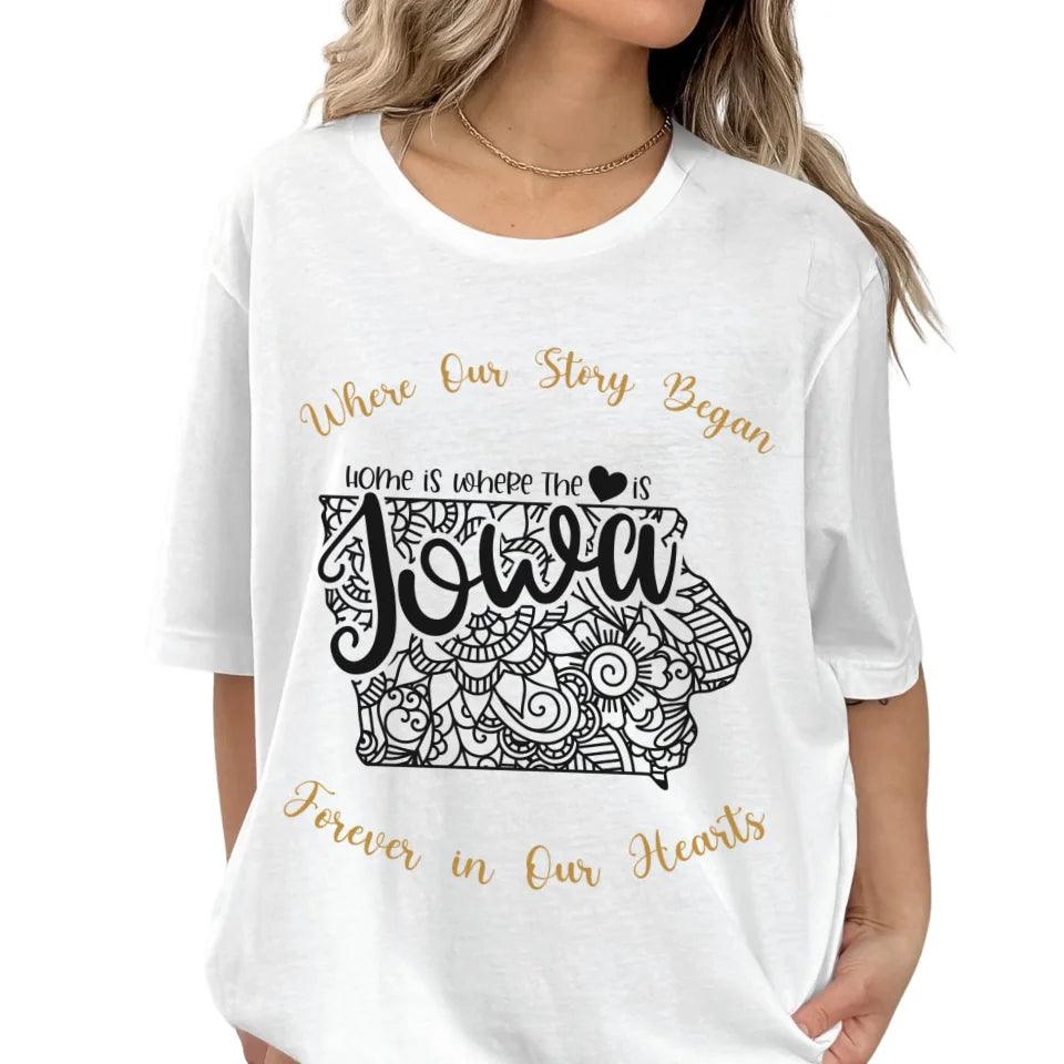 Custom Mandala USA State T-Shirt - ART-TSH107 - ARTFULANE