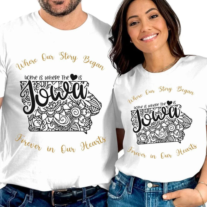 Custom Mandala USA State T-Shirt - ART-TSH107 - ARTFULANE