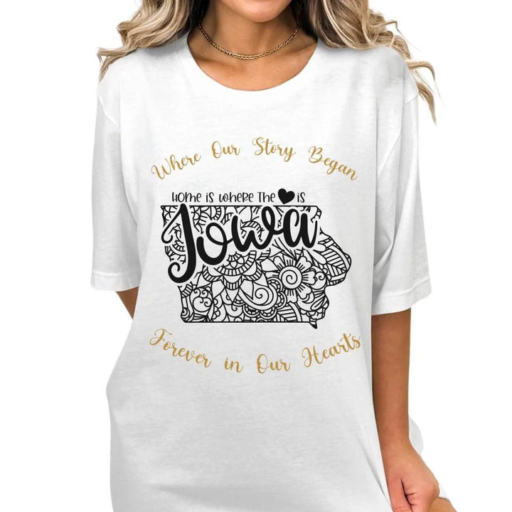 Custom Mandala USA State T-Shirt - ART-TSH107 - ARTFULANE