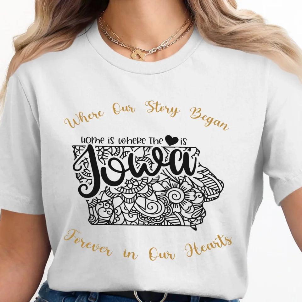 Custom Mandala USA State T-Shirt - ART-TSH107 - ARTFULANE